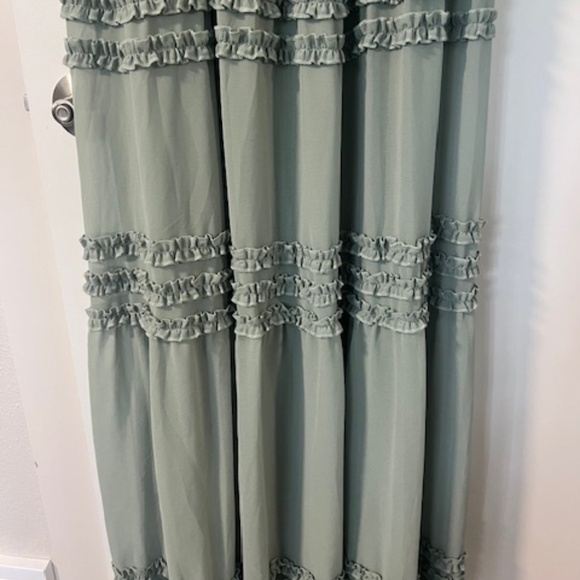 Lulu's Sage Brush Chiffon Maxi Dress - Picture 5 of 8